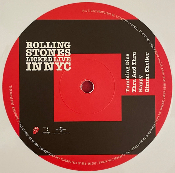 Rolling Stones – Licked Live In NYC (WhiteVinyl) (3xLP) (2022) - Imagen 5