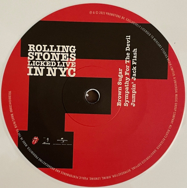 Rolling Stones – Licked Live In NYC (WhiteVinyl) (3xLP) (2022) - Imagen 8