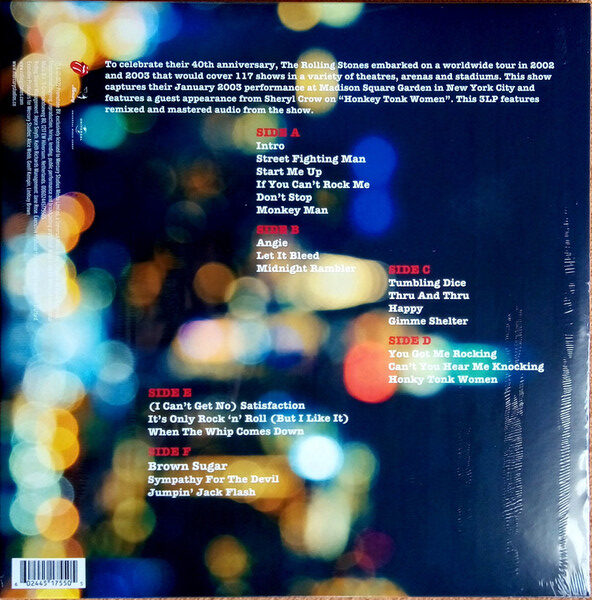 Rolling Stones – Licked Live In NYC (WhiteVinyl) (3xLP) (2022) - Imagen 2