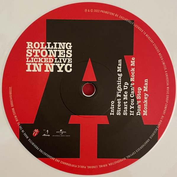 Rolling Stones – Licked Live In NYC (WhiteVinyl) (3xLP) (2022) - Imagen 3