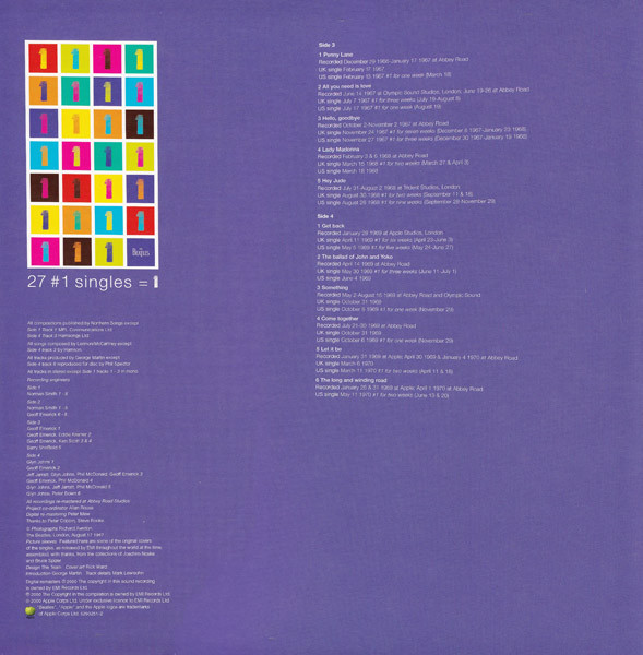 The Beatles - 1 (2xLP) (2000) - Imagen 5
