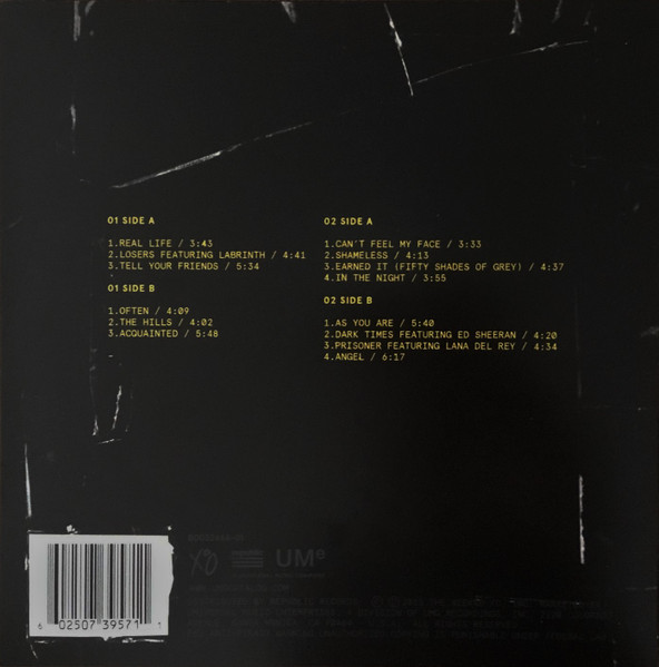 The Weeknd - Beauty Behind the Madness (2xLP) (2015) - Imagen 2