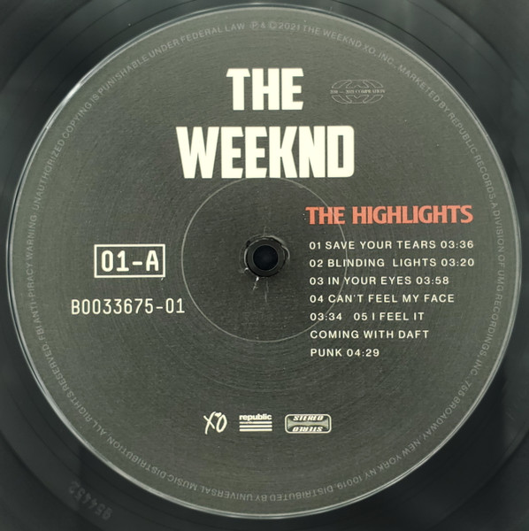 The Weeknd – The Highlights (2xLP) (2021) - Imagen 3