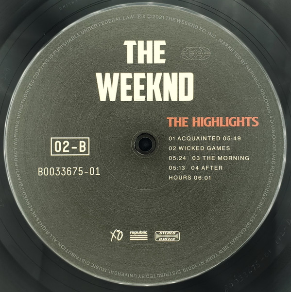 The Weeknd – The Highlights (2xLP) (2021) - Imagen 6