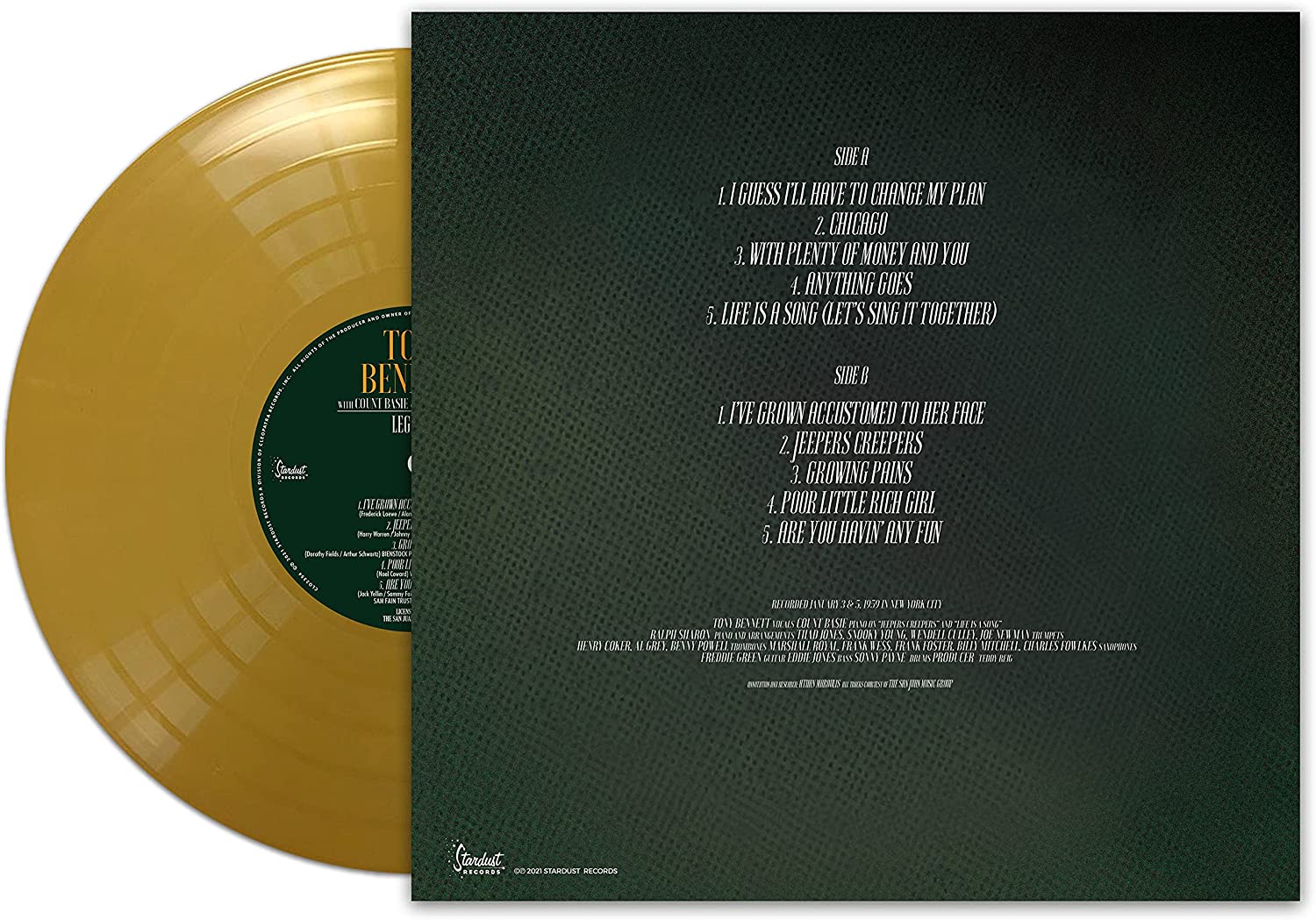 Tony Bennett - Legend (GoldVinyl) (2021) - Imagen 2