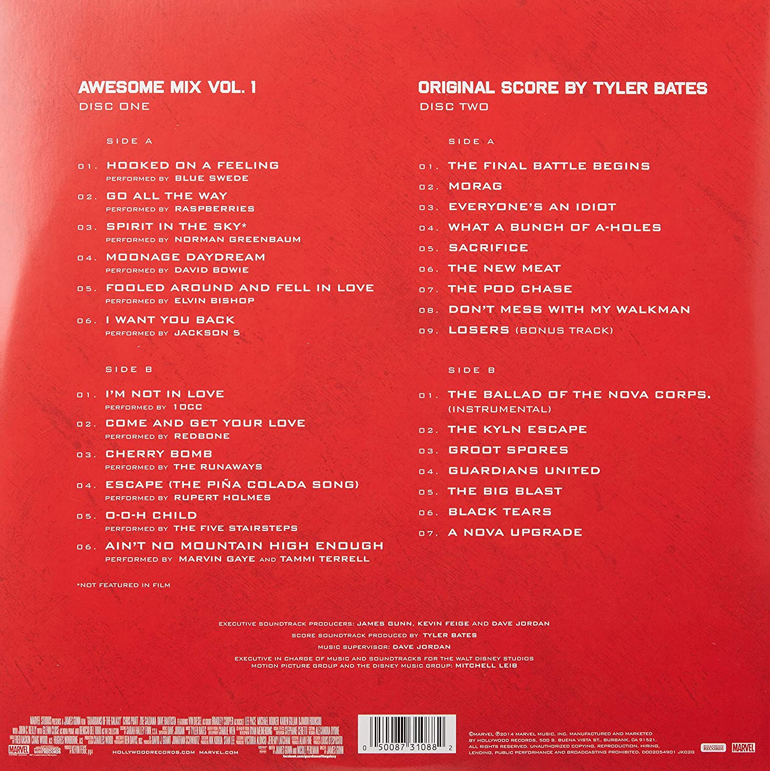 V A - Guardians of the Galaxy Deluxe Edition (2xLP) (2014) - Imagen 2