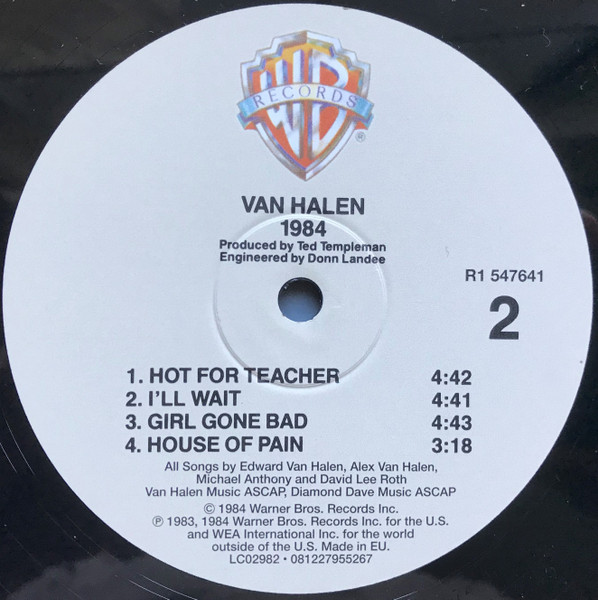 Van Helen - MCMLXXXIV (2010) - Imagen 4