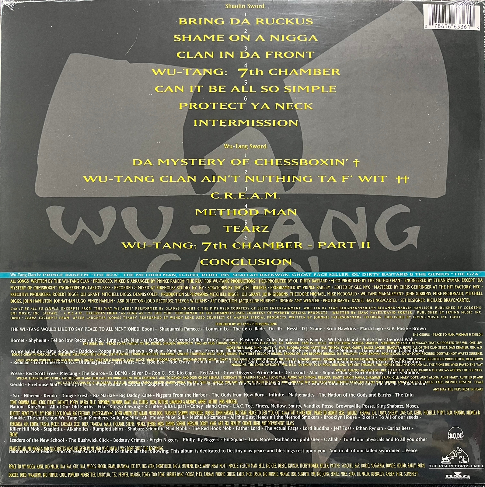 Wu-Tang Clan - Enter Wu-Tang (1993) - Imagen 2